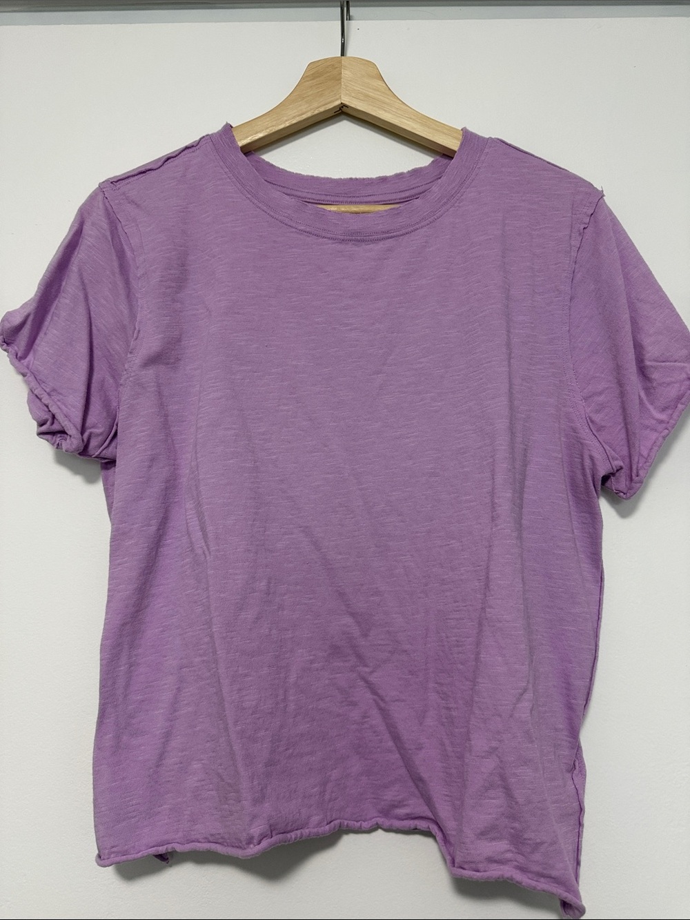 Maeve Lavender Crew Tee - Short Sleeve